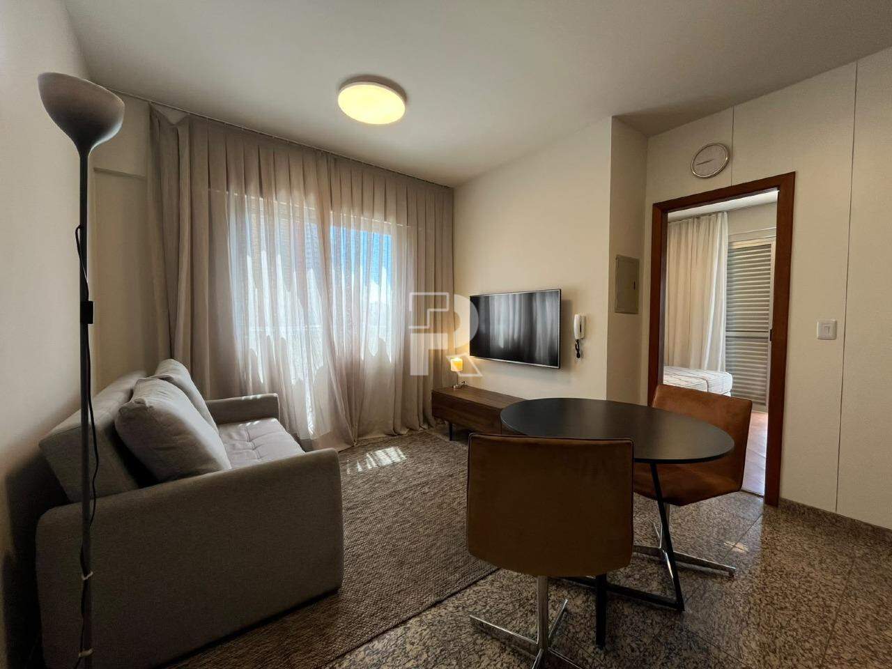 Flat para aluguel, 1 quarto, 1 suíte, 1 vaga, Funcionários - Belo Horizonte/MG