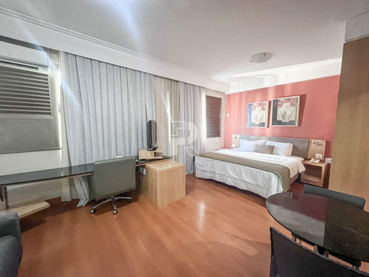 apartamento de um quarto mobiliado para locação